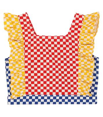 Top en coton à carreaux | Stella McCartney Kids
