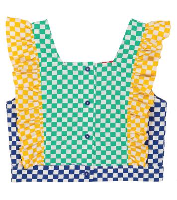 Top en coton à carreaux | Stella McCartney Kids
