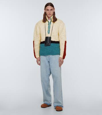Block N Spiral bouclé sweater | The Elder Statesman