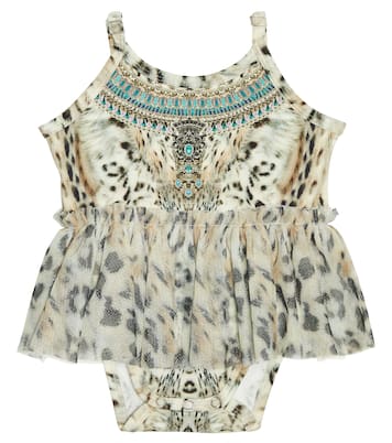 Baby printed cotton-blend bodysuit | Camilla Kids