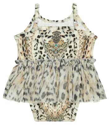Baby printed cotton-blend bodysuit | Camilla Kids