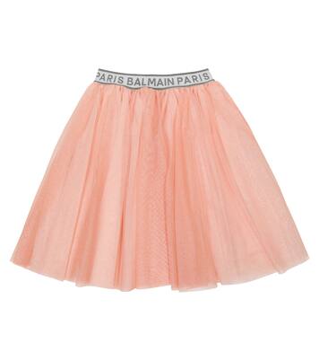 Jupe en tulle à paillettes | Balmain Kids