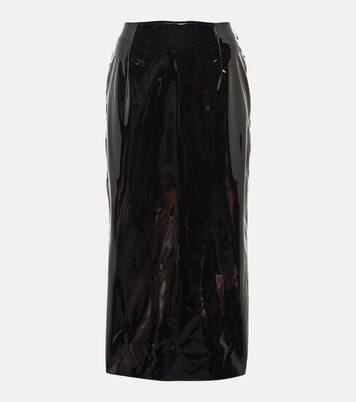 Vinyl midi skirt | Alessandra Rich