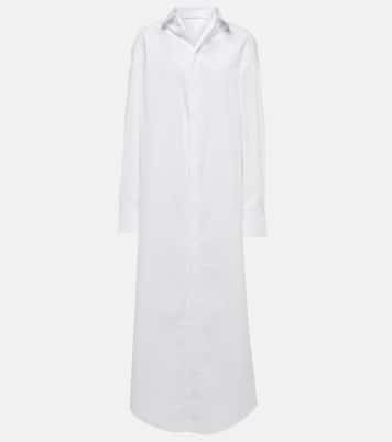 Hemdblusenkleid aus Baumwollpopeline | Alaïa