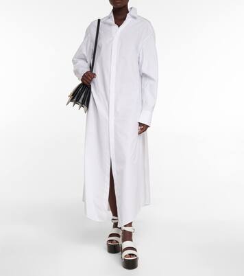 Hemdblusenkleid aus Baumwollpopeline | Alaïa