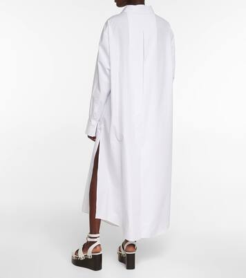 Hemdblusenkleid aus Baumwollpopeline | Alaïa
