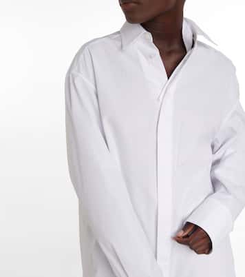 Hemdblusenkleid aus Baumwollpopeline | Alaïa