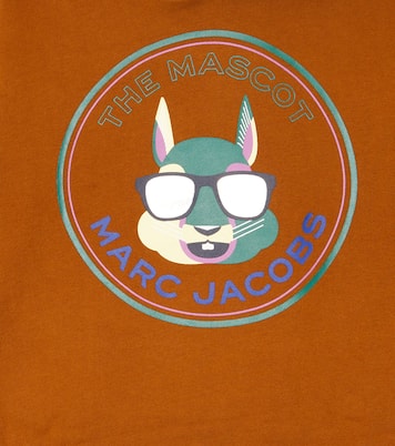 Felpa in cotone con stampa e cappuccio | Marc Jacobs Kids