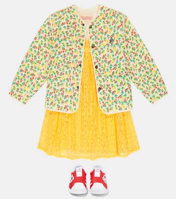 Veste réversible Starling en coton à fleurs | The Animals Observatory