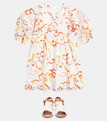 Printed cotton dress | Chloé Kids