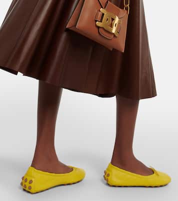 Bubble Ballerinas leather ballet flats | Tod's