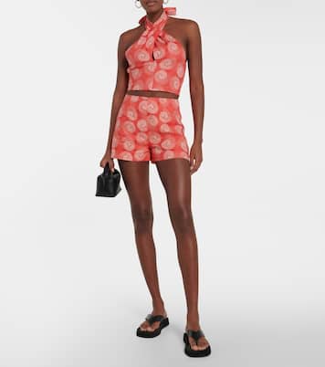 Bedrucktes Cropped-Top Kai | Staud