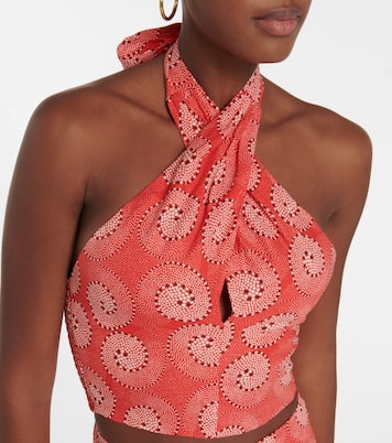 Bedrucktes Cropped-Top Kai | Staud