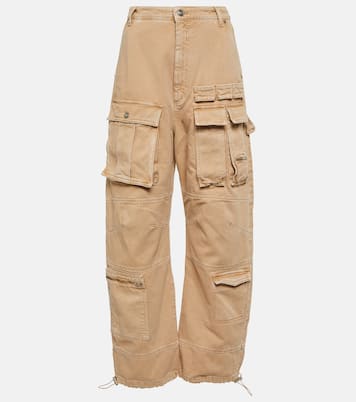 High-Rise-Cargohose aus Denim | Sportmax