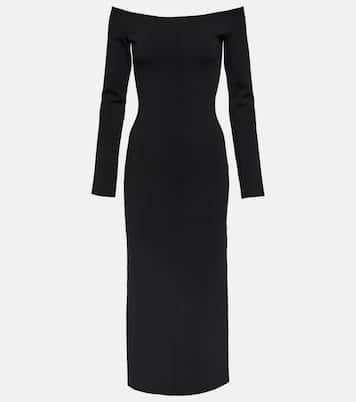 Abito midi Aphrodite con scollo bardot | Galvan