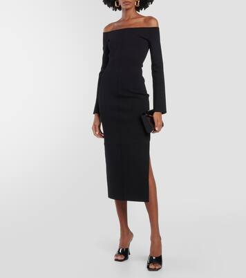 Abito midi Aphrodite con scollo bardot | Galvan