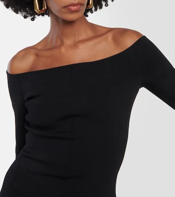 Abito midi Aphrodite con scollo bardot | Galvan