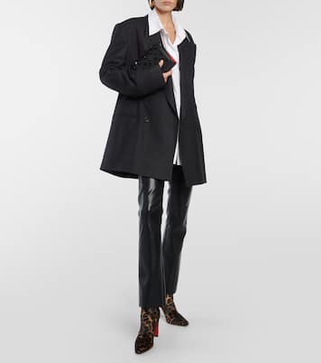 Suprabooty 85 leopard-print ankle boots | Christian Louboutin