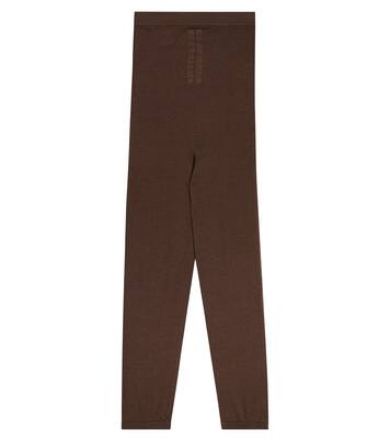 Wool-blend leggings | Rick Owens Kids