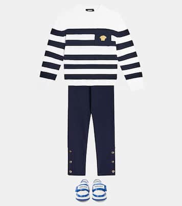 Baskets en cuir | Versace Kids