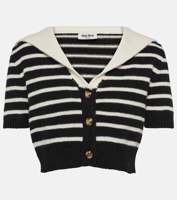 Cropped-Cardigan aus Kaschmir | Miu Miu