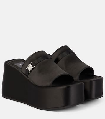 Wedge-Pantoletten Bulla Yelena aus Satin | Nodaleto