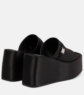 Wedge-Pantoletten Bulla Yelena aus Satin | Nodaleto
