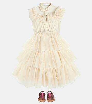 Galassia glitter leather sandals  | PèPè