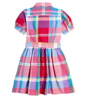 Robe chemise en coton à carreaux | Polo Ralph Lauren Kids