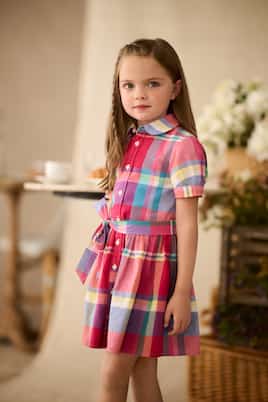 Robe chemise en coton à carreaux | Polo Ralph Lauren Kids