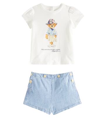 Bébé – Set t-shirt et short Polo Bear en coton | Polo Ralph Lauren Kids