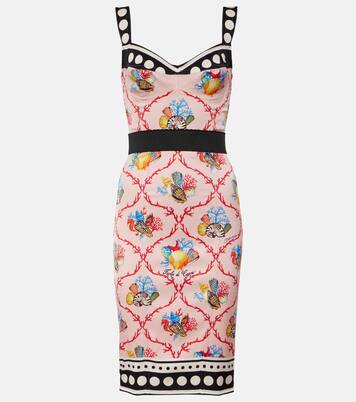 Capri printed silk-blend minidress | Dolce&Gabbana