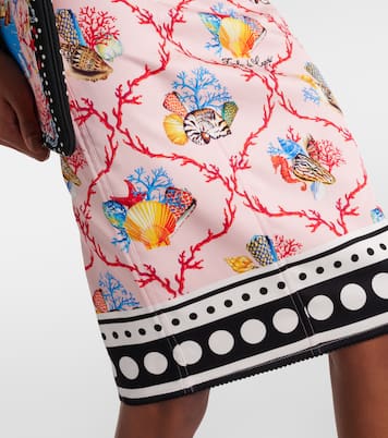 Capri printed silk-blend minidress | Dolce&Gabbana