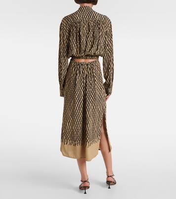 Abito chemisier con stampa | Proenza Schouler