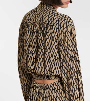 Abito chemisier con stampa | Proenza Schouler