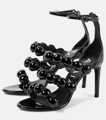 Sandales La Bombe 90 en cuir verni | Alaïa