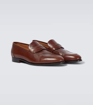 Sergio leather penny loafers | Loro Piana