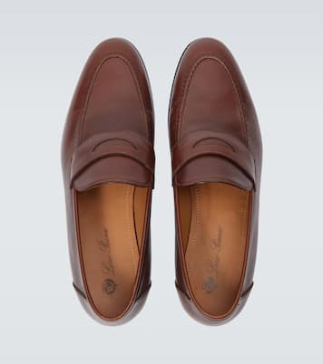 Sergio leather penny loafers | Loro Piana