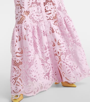 Hemdblusenkleid aus Spitze | Self-Portrait