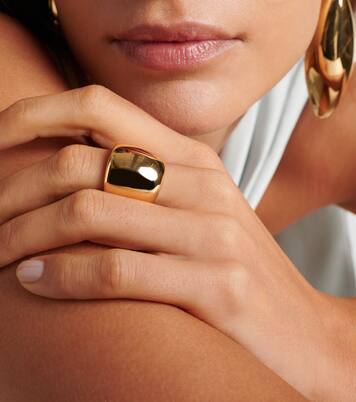 Ring Puffy, 14kt vergoldet | Jennifer Fisher