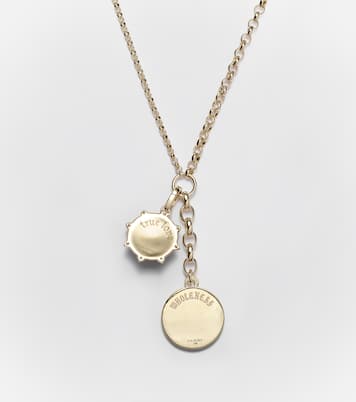Wholeness & True Love 18kt gold charm necklace with diamonds | FoundRae