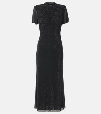 Robe midi à cristaux | Self-Portrait