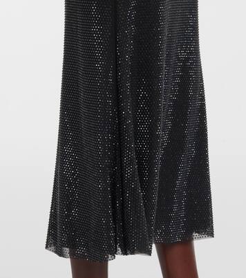 Robe midi à cristaux | Self-Portrait