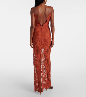 Robe longue en dentelle | Self-Portrait