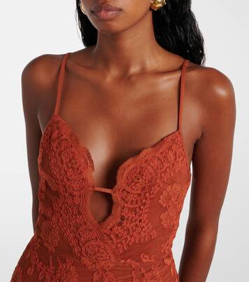 Robe longue en dentelle | Self-Portrait