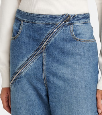 Jeans a gamba larga con zip | Alaïa