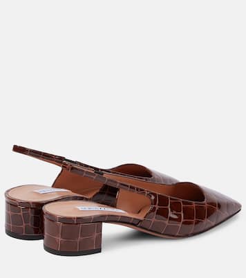 Slingback-Pumps Ginza 35 aus Leder | Aquazzura