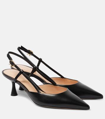Ascent 55 leather slingback pumps | Gianvito Rossi