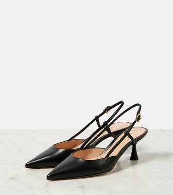 Ascent 55 leather slingback pumps | Gianvito Rossi