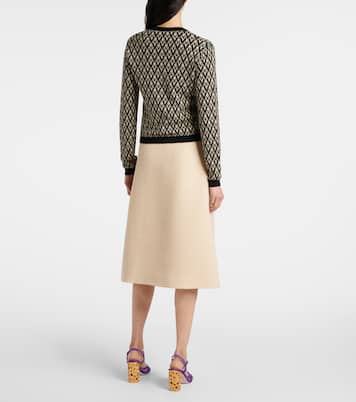 Toute La V virgin wool cardigan | Valentino